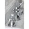 Kingston Brass KS2981BAL Heirloom Widespread Bathroom Faucet W/ Brass Pop-Up, Chrome KS2981BAL - alternate 4